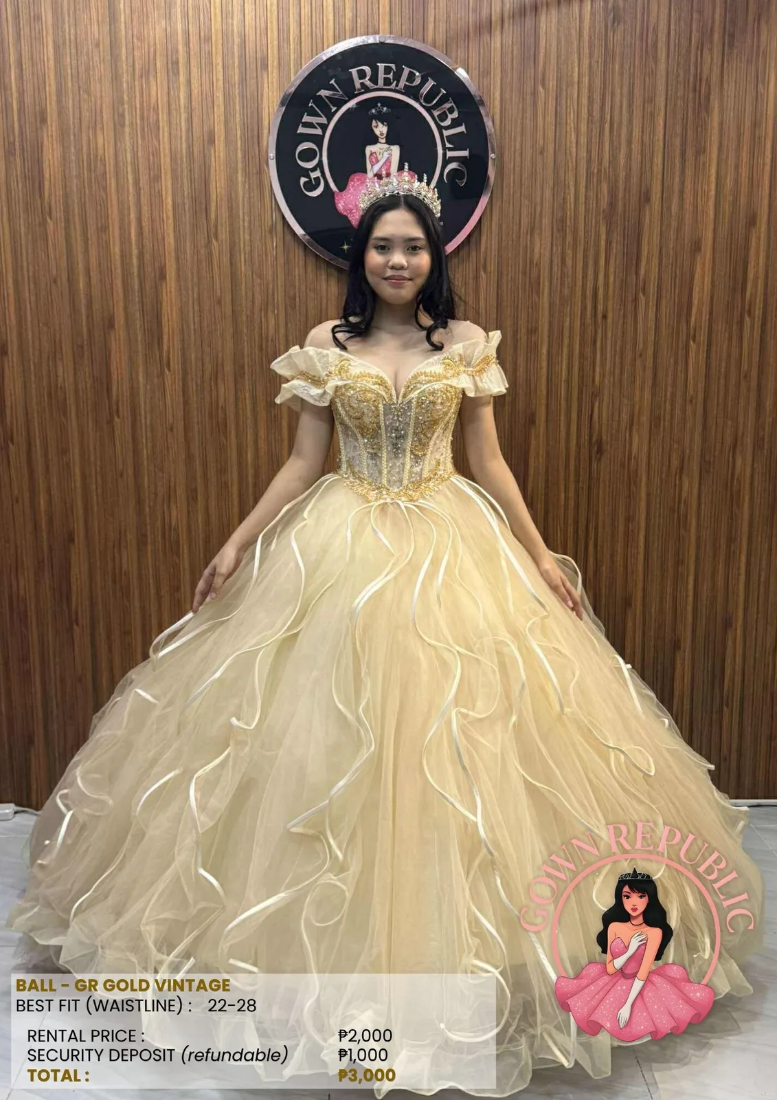Ball Gowns: Yellow / Gold 315